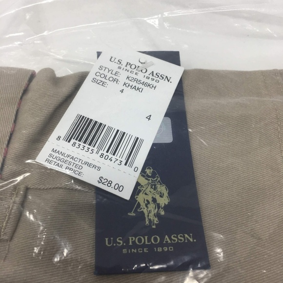 US Polo Assn Girls Sz 4 Khaki Scooter Skirt Skort - Picture 5 of 5